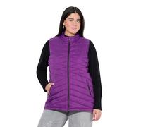 Ulla Popken Mujer Chaleco púrpura oscuro 58+