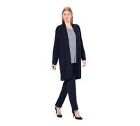 Ulla Popken Cárdigan Largo Abierto para Mujer, de Punto Fino y Suave, Marino Oscuro., 48-50