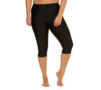 Ulla Popken Mujer Schwimmcapri Bañador para Hombre Not Applicable, Negro, 64