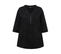 Ulla Popken Túnica, Negro, 62-64 para Mujer