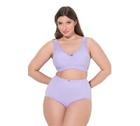Ulla Popken Mujeres Tallas Grandes Tallas Grandes Plus Size Sostén de Alivio Estructura, sin Aros 801187, Delicada Lavanda, 90D