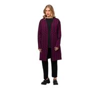 Ulla Popken Offene Cardigan mit Jaquard, cárdigan,