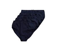 Ulla Popken Pack de 5 Calzoncillos Cierre, Azul Oscuro, 44-46 para Mujer