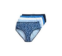 Ulla Popken Pack de 5 Calzoncillos para Mujer, Tallas Grandes, Tallas Grandes, 848810, Azul Oscuro, 44-46