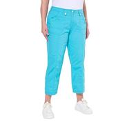 Ulla Popken Pantalones Cargo Para para Mujer, Pantalones para Mujer, Azul (Tiefes Aqua), 50