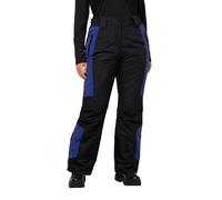 Ulla Popken Pantalones de esquí Reflectantes, Impermeables, Negro, 54 para Mujer