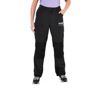 Ulla Popken Pantalones de Trekking híbridos multifuncionales, Negro, 38W / 32L para Mujer