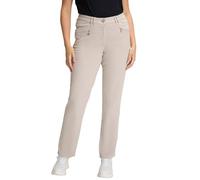 Ulla Popken Pantalones de Verano Mony, marrón, 33W / 32L para Mujer