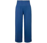 Ulla Popken Pantalones Marlene, Pierna, Cintura elástica Ancha 810126, Azul grisáceo, 36W / 32L Mujeres