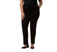 Ulla Popken Pantalones, Negro, 61W / 30L para Mujer