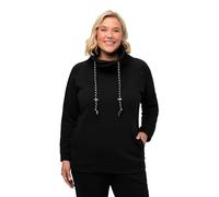 Ulla Popken Onltabia Nightwear Set Culotte, Negro (Schwarz 10), 56-58 para Mujer