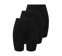 Ulla Popken Pantys, 3er-Pack, Ropa Interior Mujer, Schwarz,