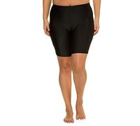Ulla Popken Schwimmradler, Bañador para Mujer, Negro (Schwarz 10), 60