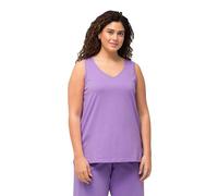 ULLA POPKEN Shirt_724584 Camisa, Lila Azul, 48 Mujeres