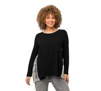 Ulla Popken Shirt mit Plissee einsatz, Camiseta,