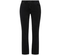 Ulla Popken SkinnyJeans Sarah, schmale 5-Pocket-Form, High Waist Pantalones, Schwarz, 47W / 30L para Mujer