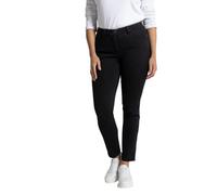 Ulla Popken SkinnyJeans Sarah, schmale 5-Pocket-Form, High Waist Pantalones, Schwarz, 47W / 30L para Mujer