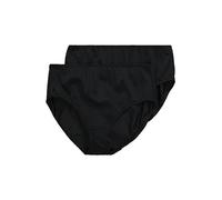 Ulla Popken Slip 644, Braguitas para Mujer, Negro (Schwarz 10), 48, Pack de 2