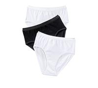 Ulla Popken Slip, Braguitas para Mujer, Blanco (Weiss 20), 56 (Talla del Fabricante: 54+), Pack de 3