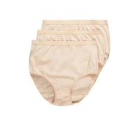 Ulla Popken Slips, 3er-Pack, Ropa Interior Mujer, Perlweiß,