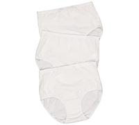 Ulla Popken Slips, 3er-Pack Ropa Interior, Schneewittchen, 53 para Mujer