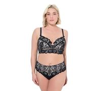 Ulla Popken, Softcups, Frontclosure Wire-Bra, Copas Suaves, Cierre Frontal, Negro, 100C Mujeres