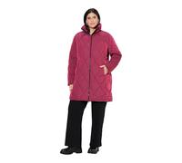 Ulla Popken Spezialist Hyprar Steppmantel Abrigos, Color Rojo, 62-64 Mujeres