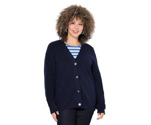 Ulla Popken StrickjackeUni mit Großen Knöpfen Jersey de cárdiganMar