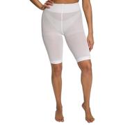 Ulla Popken Strumpf-Radler, 80 Den, Oberschenkelschutz, Knielang, 80den, Blanco Nieve, 38-40 Mujeres