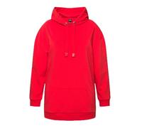 Ulla Popken Sudadera con Capucha, Letras, sobredimensionada, Manga Larga Rojo Hibisco 50+ 825533510-50+