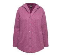 Ulla Popken Sudadera con cremallera lila XL-XXL lila