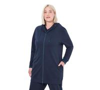 Ulla Popken Sudadera Larga para Mujer, Marine, 50-52