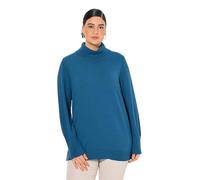 Ulla Popken Pullover_799922 Suéter pulóver, Blaugrün, 50-52 para Mujer