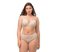 Ulla Popken Sujetador con Aros, Carcasa Blanda Moldeado, Beige, 115B para Mujer