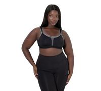 Ulla Popken - Sujetador Deportivo para Mujer, Tallas Grandes, Tallas Grandes, sin Aros, Copas de Microfibra de Apoyo Activo con Malla Transpirable. Tirantes Anchos cómodos, Doble Longitud Ajustable.