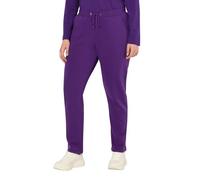 Ulla Popken Sweathose, Kuschelweiche Innenseite, Elastikbund Pantalón, Deep Purple, 50W x 32L Mujeres