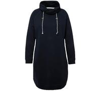 Ulla Popken Sweatkleid, Stehkragen, Langarm, Taschen Vestido, Marine, 50-52 para Mujer