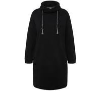 Ulla Popken Sweatkleid, Stehkragen, Langarm, Taschen Vestido, Schwarz, 42-44 para Mujer