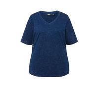 Ulla Popken T-Shirt Camisetas, Azul Oscuro, 60-62 para Mujer
