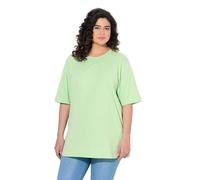 Ulla Popken T-ShirtRundhalsausschnittRelaxedHalbarm CamisetaVer