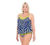 Ulla Popken Tankini, Enya, Dg, Lightning Traje de baño de una Sola Pieza, Marine, 54-56 Mujeres