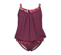 Ulla Popken Tankini rojo / rojo oscuro / negro / blanco Mujer Ulla Popken M-L rojo / rojo oscuro / negro / blanco