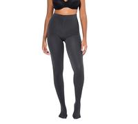 Ulla Popken Thermo-strumpfhose, Warm, Blickdicht, Stretchkomfort Medias térmicas, Gris Oscuro, 56-58 Mujeres