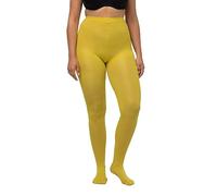 Ulla Popken Tights_677767 Medias, Senfgrün, 60-62 para Mujer