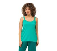 Ulla Popken Top de Espagueti 728664 Camiseta, Verde Agua, 56 ES/58 ES Mujeres