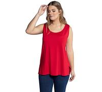 Ulla Popken Top, elástico, Abertura Lateral, crepé, Selection Salsa 54+ 666765530-54+