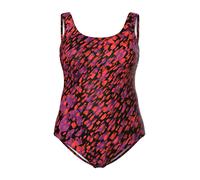 Ulla Popken Traje de baño 'Alice' lila / rojo / negro XXL-XXXL lila / rojo / negro