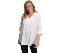 Ulla Popken Tunika Blusas, Blanco Nieve, 66-68 para Mujer