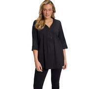 Ulla Popken Túnica, Negro, 46-48 para Mujer