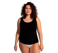 Ulla Popken Unterhemd Camisetas, Schwarz, 60-62 para Mujer